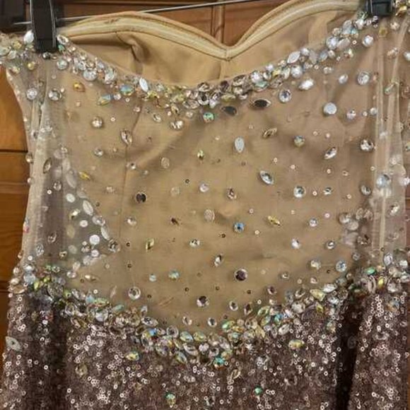 Juniors Sequin Dress - Picture 3 of 4